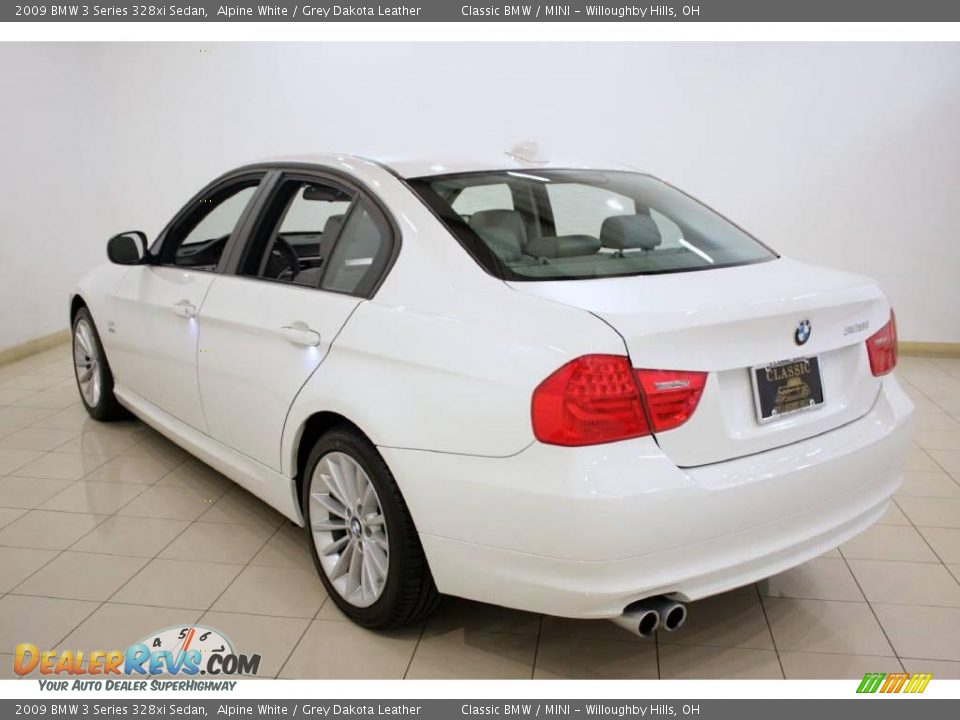 2009 BMW 3 Series 328xi Sedan Alpine White / Grey Dakota Leather Photo #5