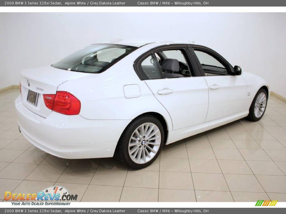 2009 BMW 3 Series 328xi Sedan Alpine White / Grey Dakota Leather Photo #7