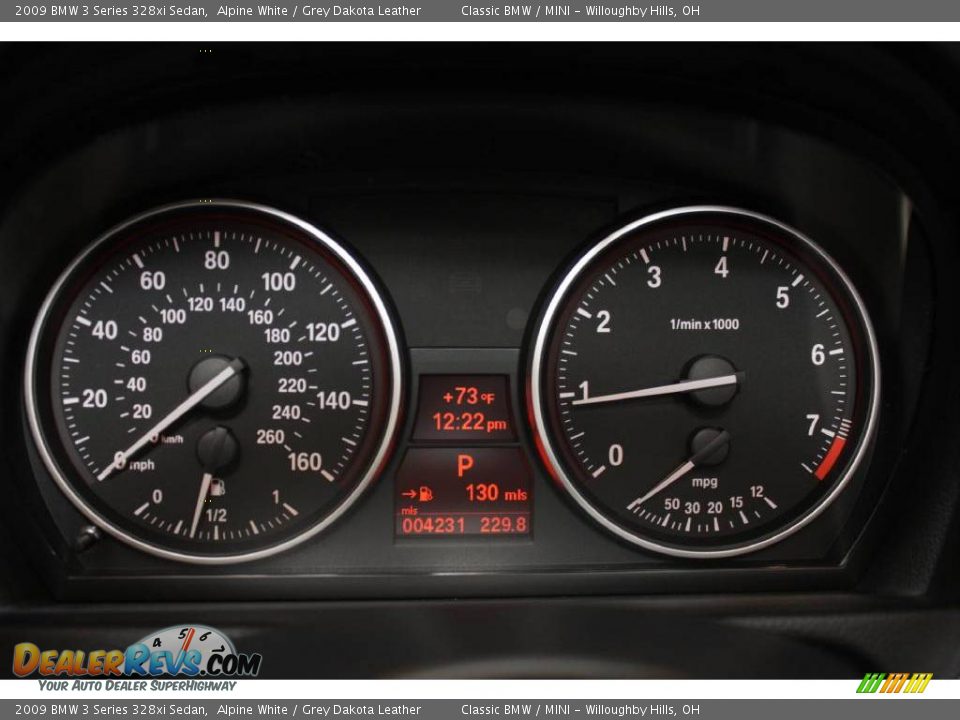 2009 BMW 3 Series 328xi Sedan Alpine White / Grey Dakota Leather Photo #13