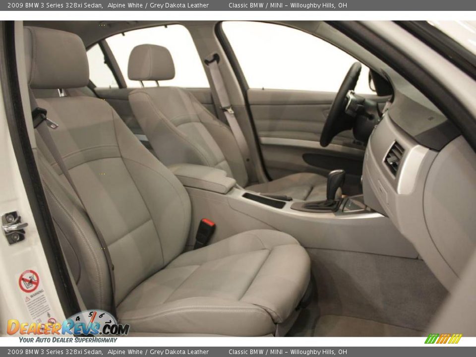2009 BMW 3 Series 328xi Sedan Alpine White / Grey Dakota Leather Photo #19