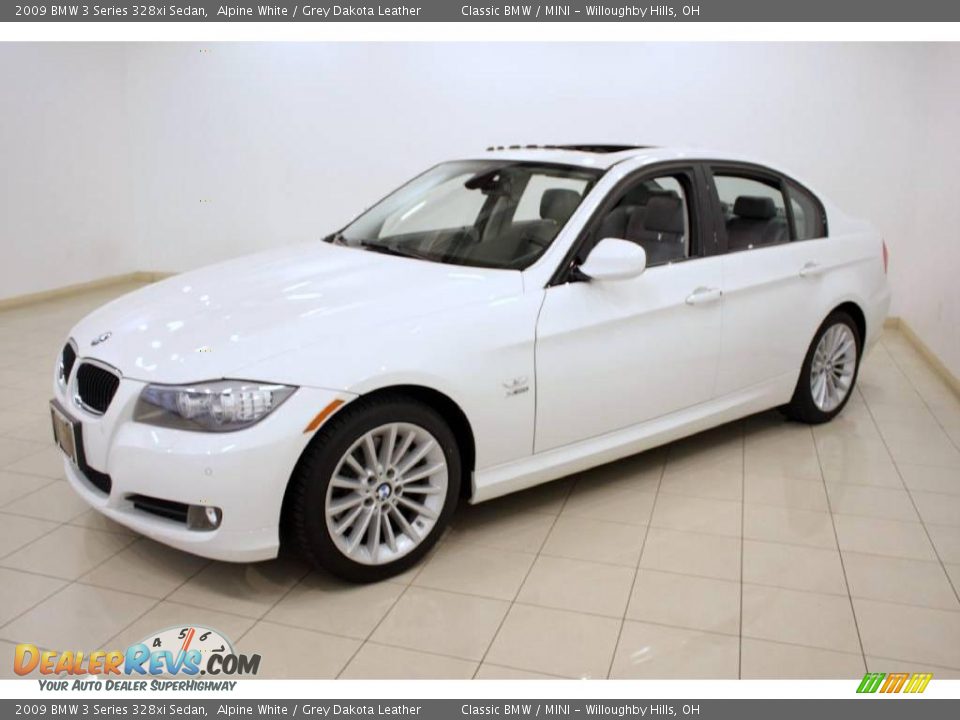 2009 BMW 3 Series 328xi Sedan Alpine White / Grey Dakota Leather Photo #3