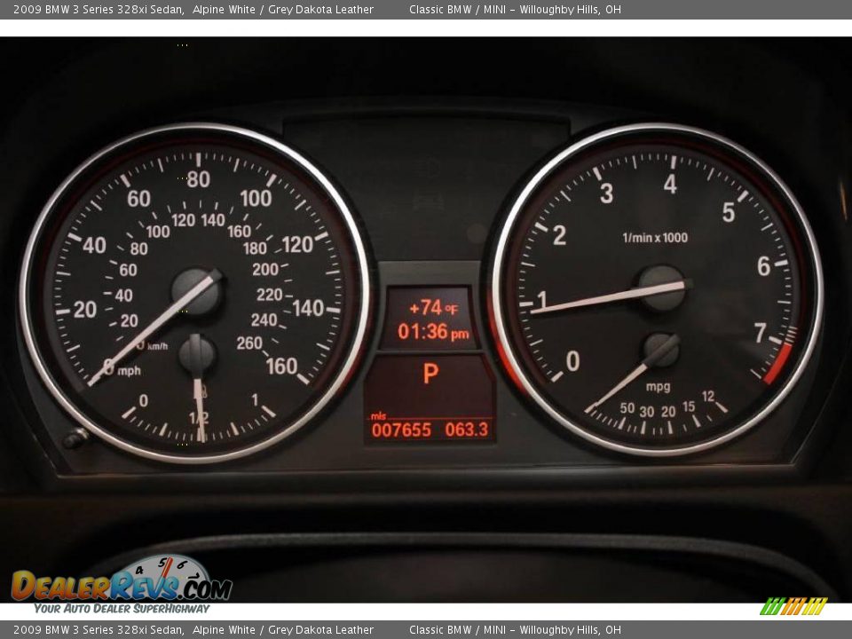 2009 BMW 3 Series 328xi Sedan Alpine White / Grey Dakota Leather Photo #13