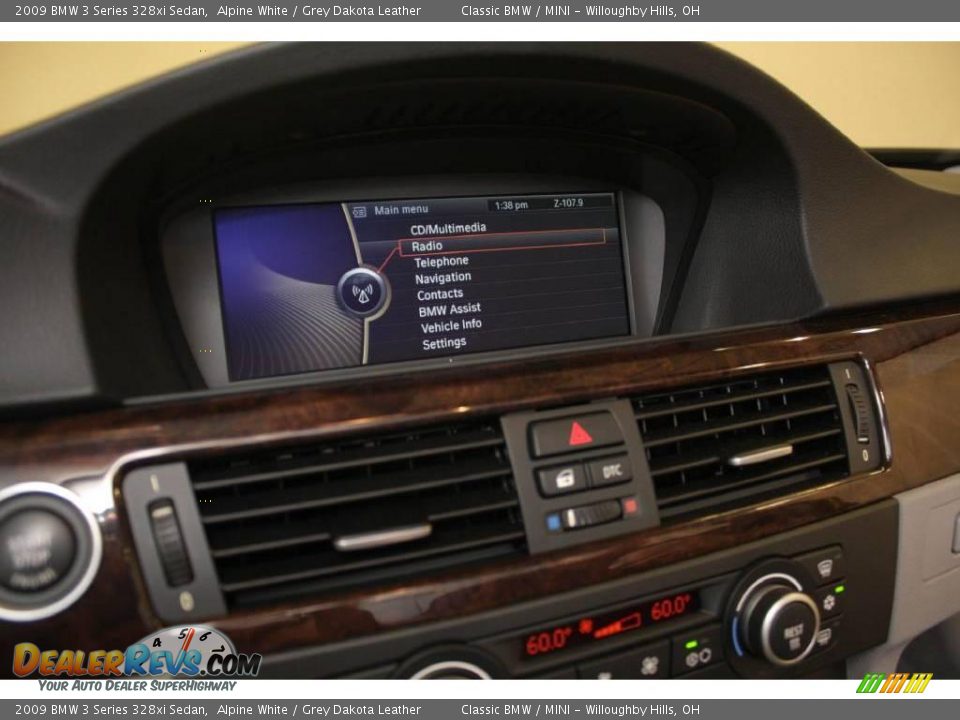2009 BMW 3 Series 328xi Sedan Alpine White / Grey Dakota Leather Photo #14