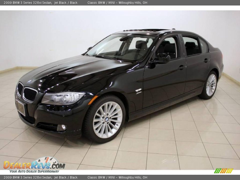 2009 BMW 3 Series 328xi Sedan Jet Black / Black Photo #3
