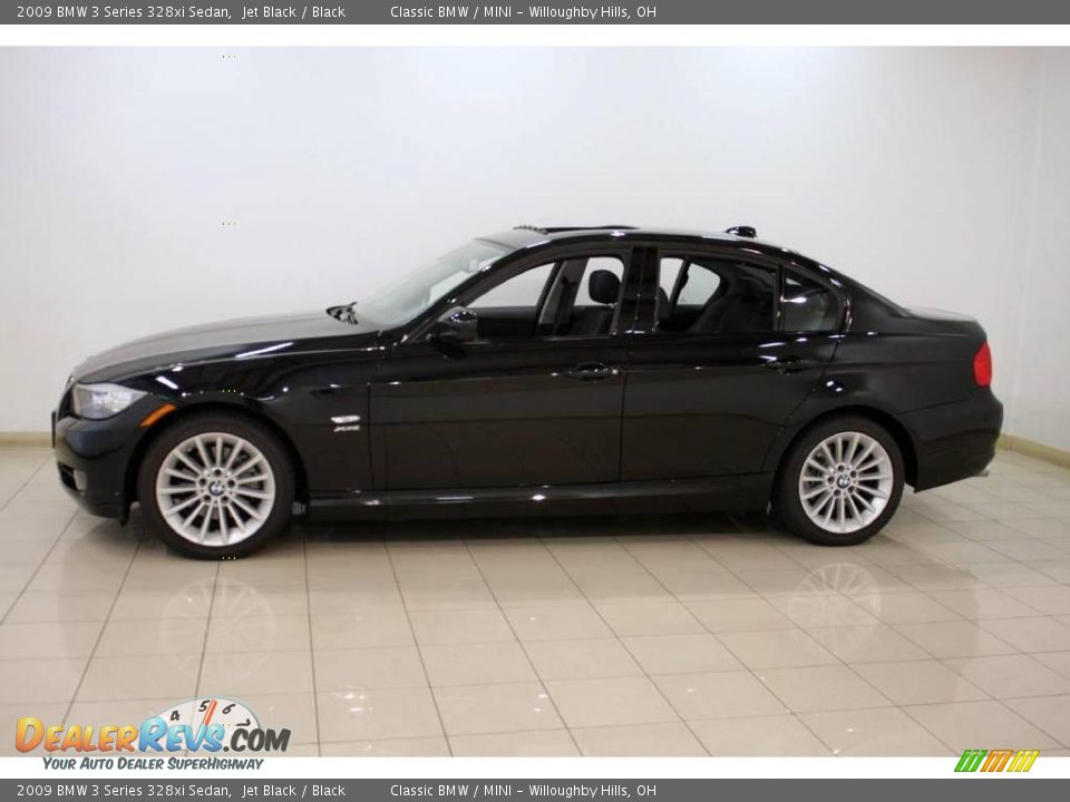 2009 BMW 3 Series 328xi Sedan Jet Black / Black Photo #4