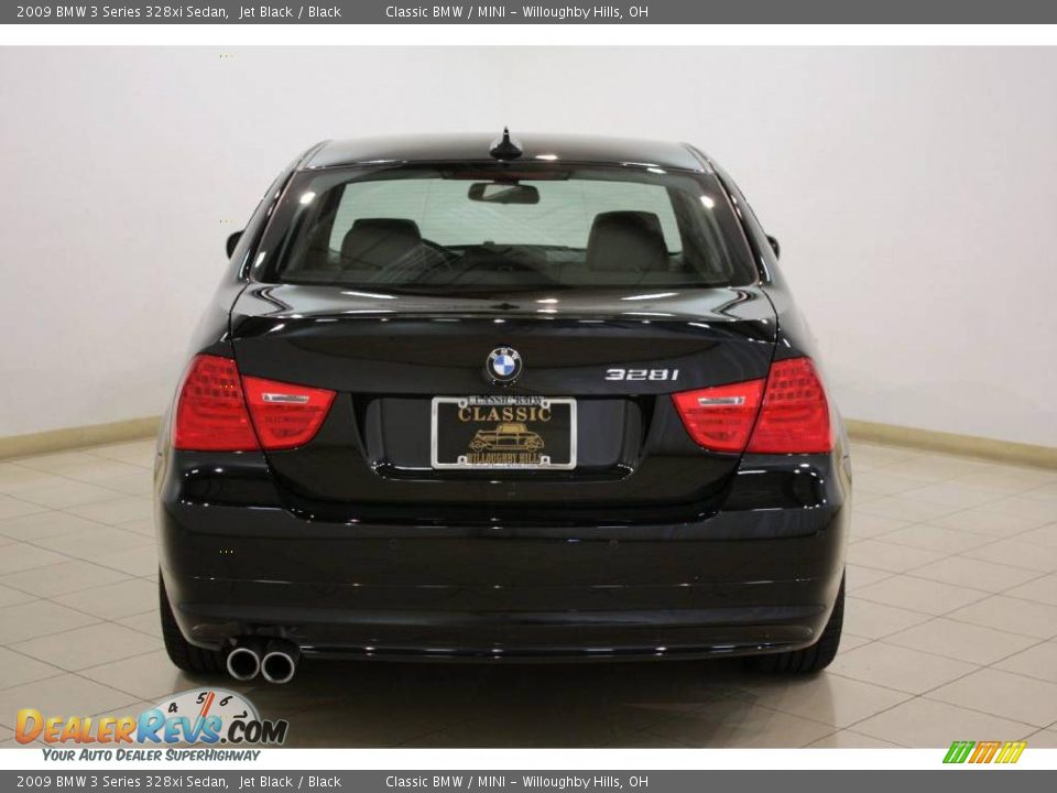 2009 BMW 3 Series 328xi Sedan Jet Black / Black Photo #6