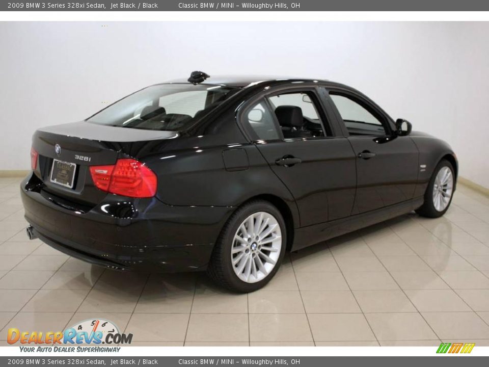 2009 BMW 3 Series 328xi Sedan Jet Black / Black Photo #7