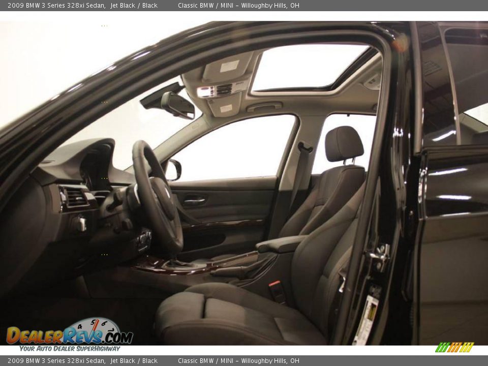 2009 BMW 3 Series 328xi Sedan Jet Black / Black Photo #9