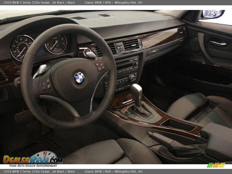 2009 BMW 3 Series 328xi Sedan Jet Black / Black Photo #10