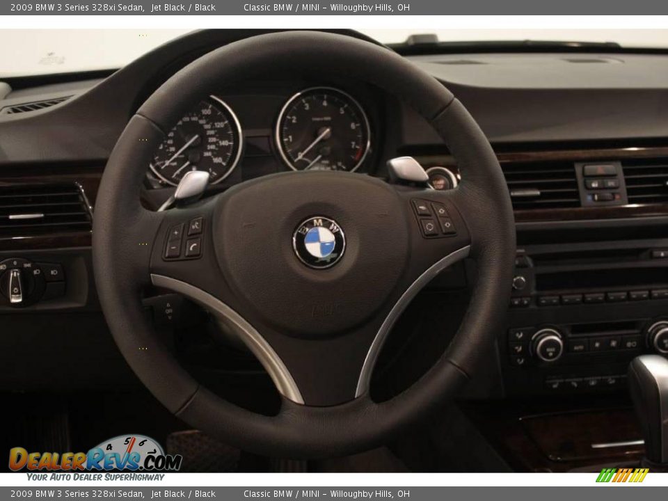 2009 BMW 3 Series 328xi Sedan Jet Black / Black Photo #12