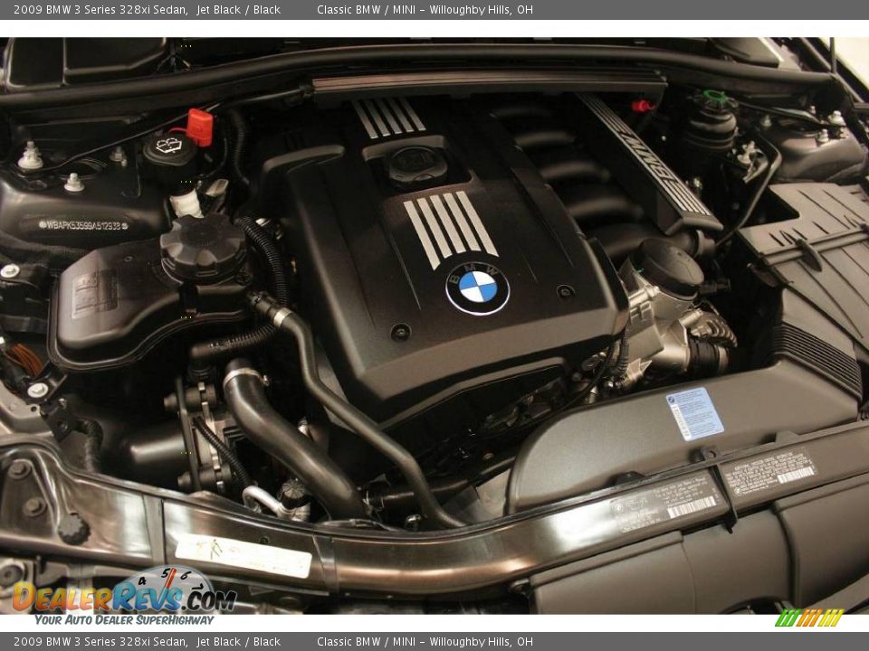 2009 BMW 3 Series 328xi Sedan Jet Black / Black Photo #23