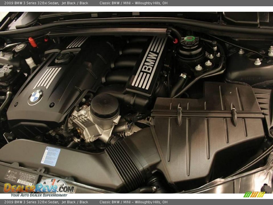 2009 BMW 3 Series 328xi Sedan Jet Black / Black Photo #24
