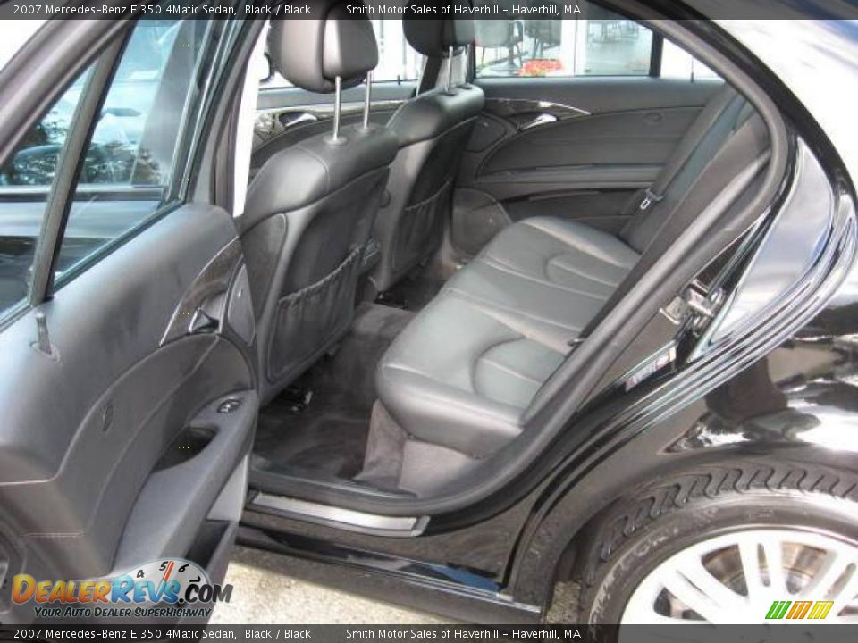 2007 Mercedes-Benz E 350 4Matic Sedan Black / Black Photo #4