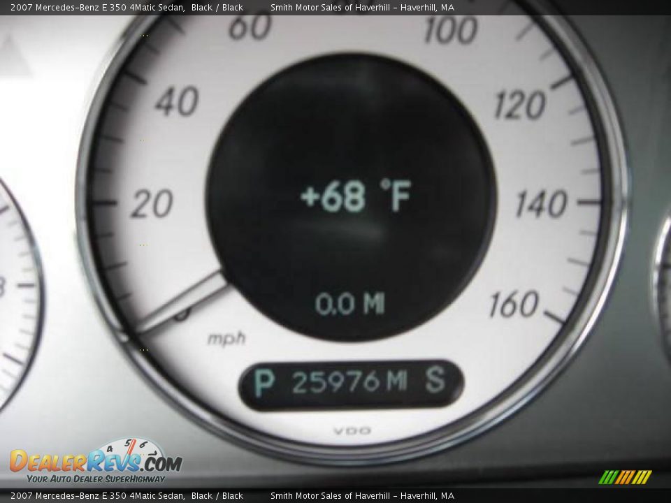 2007 Mercedes-Benz E 350 4Matic Sedan Black / Black Photo #6