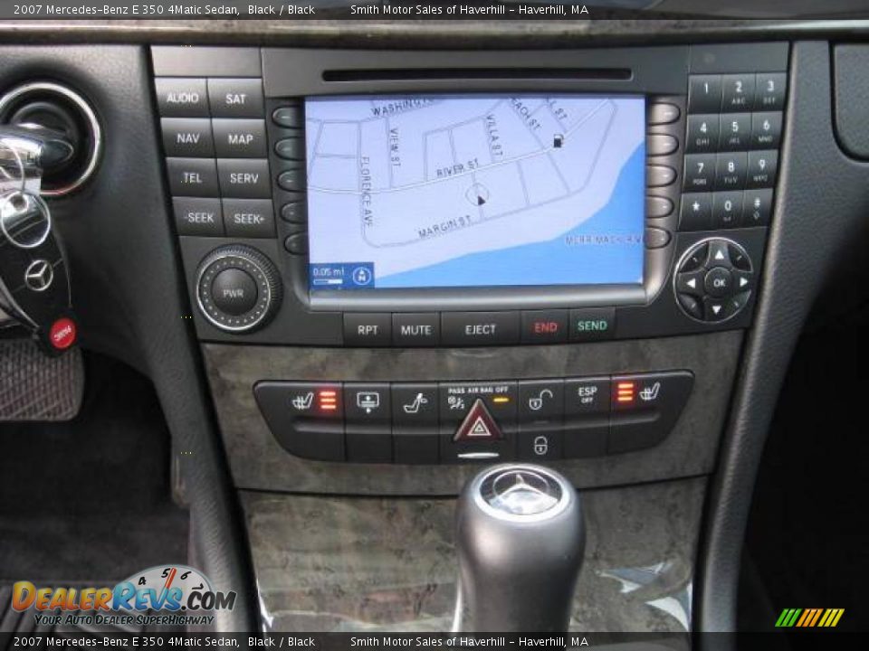 2007 Mercedes-Benz E 350 4Matic Sedan Black / Black Photo #7