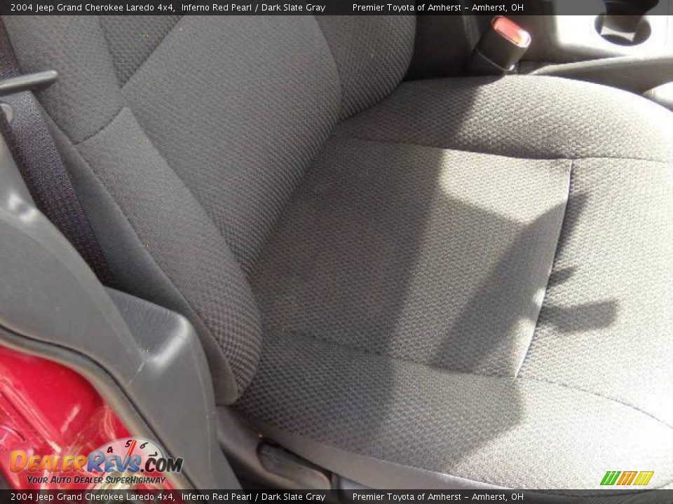 2004 Jeep Grand Cherokee Laredo 4x4 Inferno Red Pearl / Dark Slate Gray Photo #14