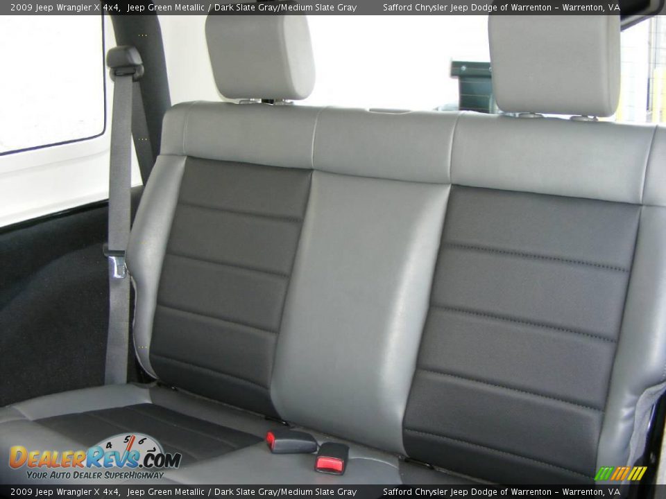 2009 Jeep Wrangler X 4x4 Jeep Green Metallic / Dark Slate Gray/Medium Slate Gray Photo #14
