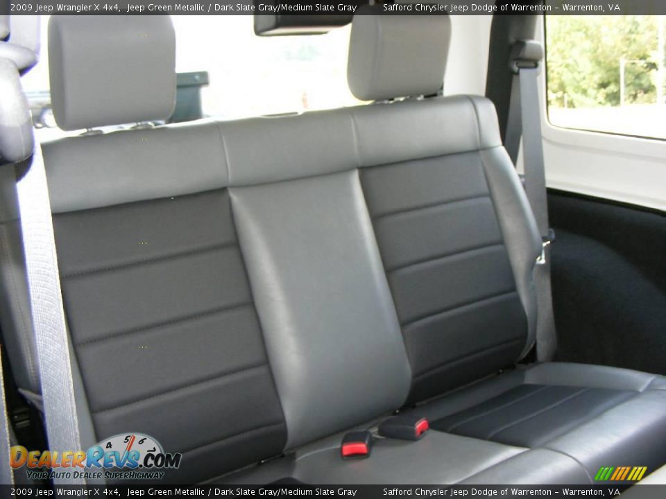 2009 Jeep Wrangler X 4x4 Jeep Green Metallic / Dark Slate Gray/Medium Slate Gray Photo #19