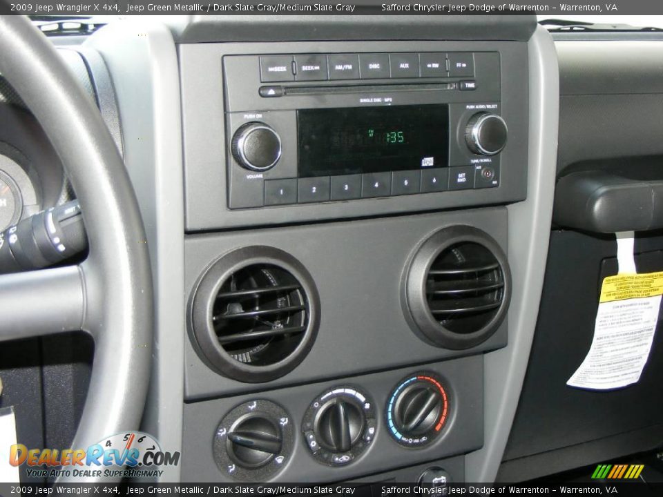 2009 Jeep Wrangler X 4x4 Jeep Green Metallic / Dark Slate Gray/Medium Slate Gray Photo #20