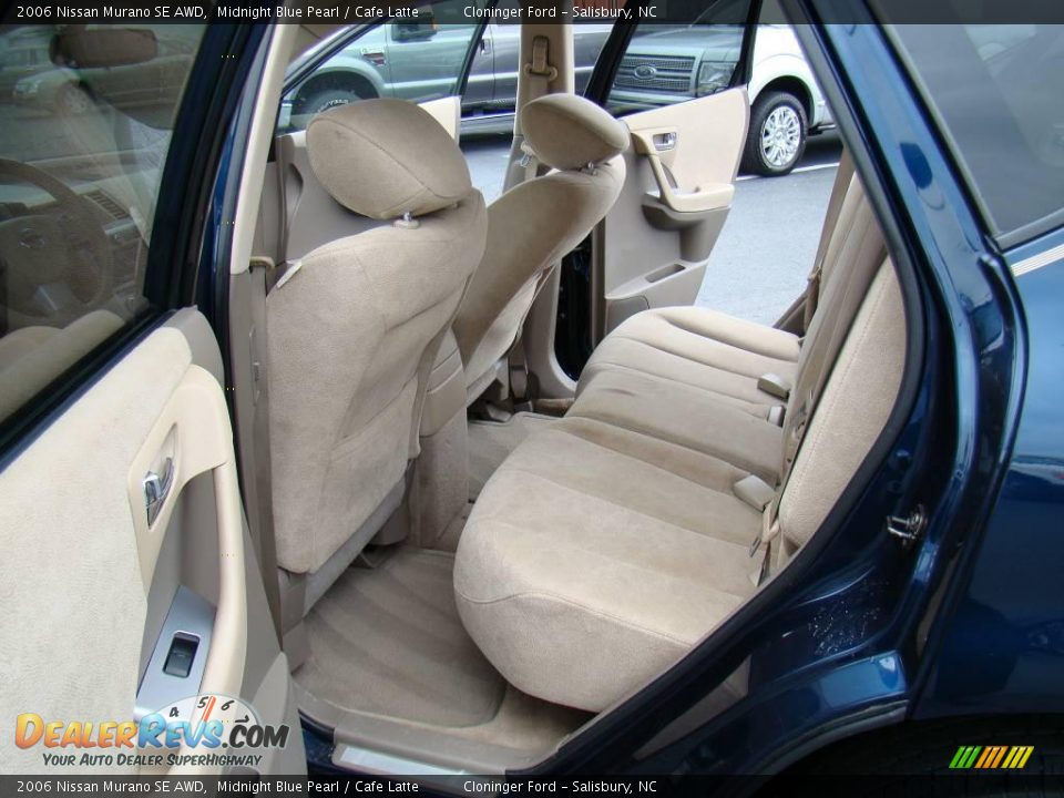 2006 Nissan Murano SE AWD Midnight Blue Pearl / Cafe Latte Photo #9