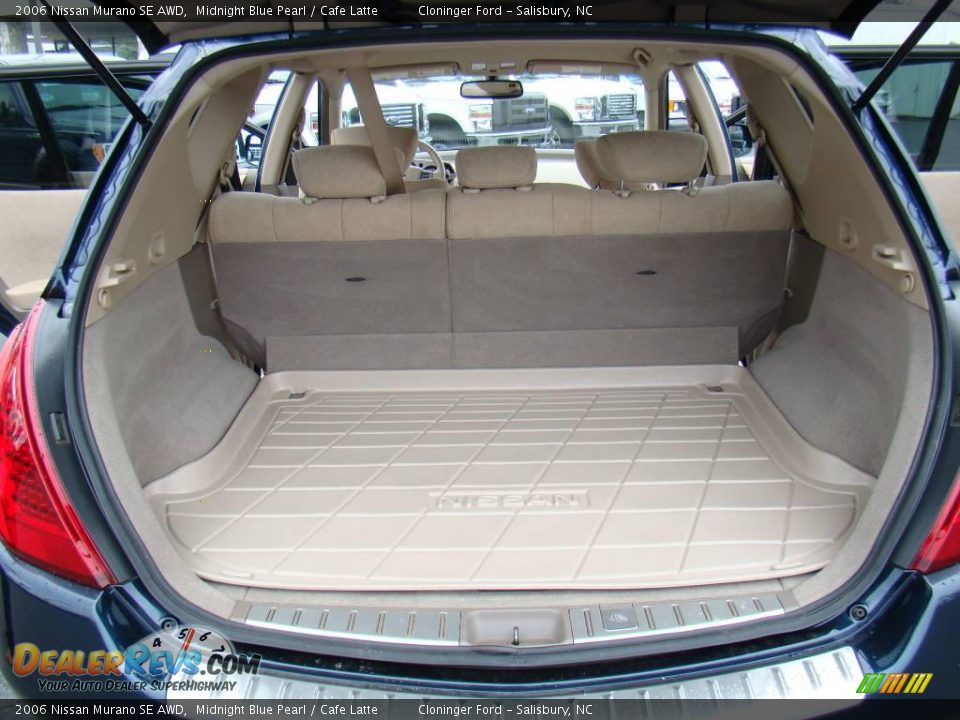 2006 Nissan Murano SE AWD Midnight Blue Pearl / Cafe Latte Photo #10