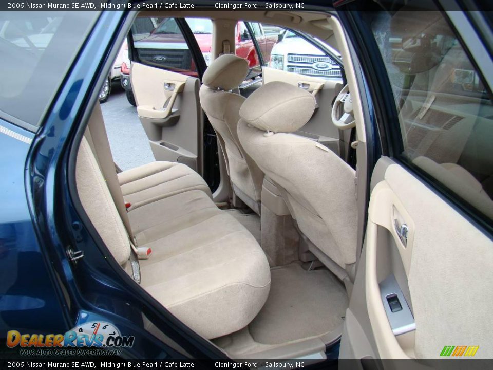 2006 Nissan Murano SE AWD Midnight Blue Pearl / Cafe Latte Photo #11