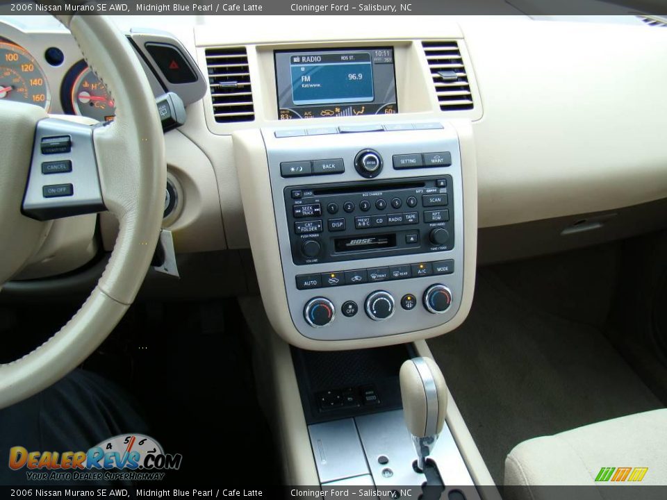 2006 Nissan Murano SE AWD Midnight Blue Pearl / Cafe Latte Photo #26