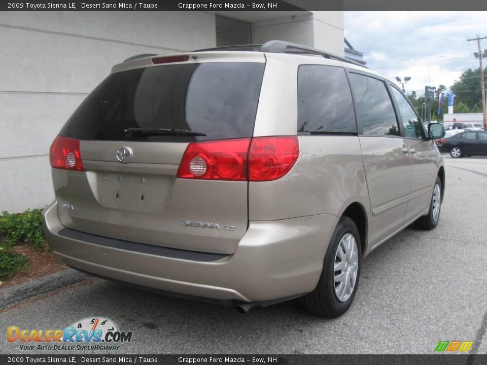 2009 Toyota Sienna LE Desert Sand Mica / Taupe Photo #3