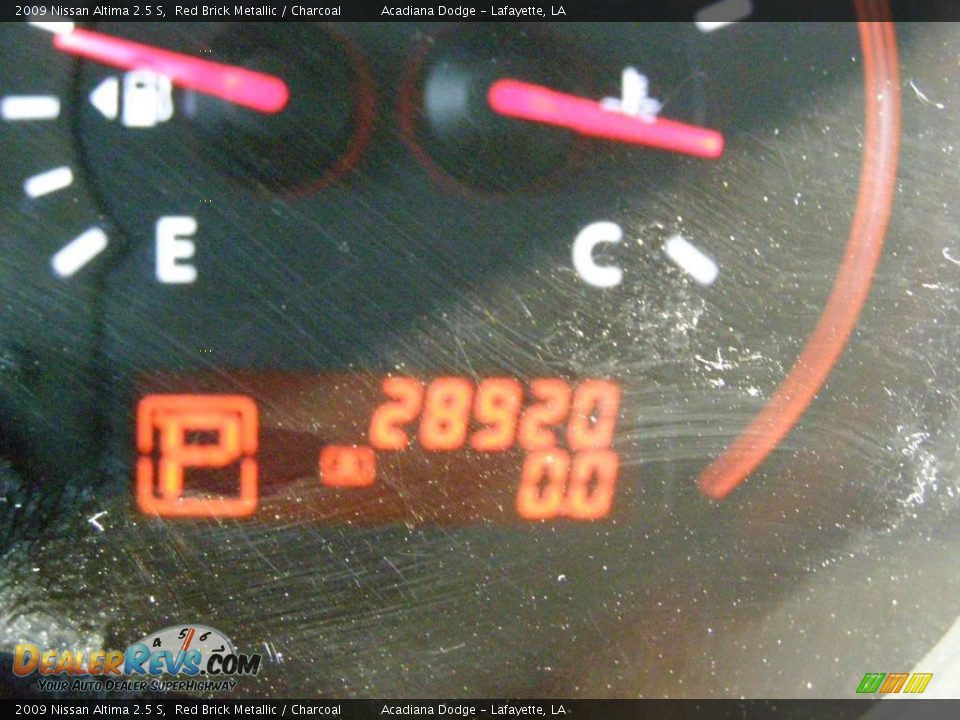2009 Nissan Altima 2.5 S Red Brick Metallic / Charcoal Photo #14