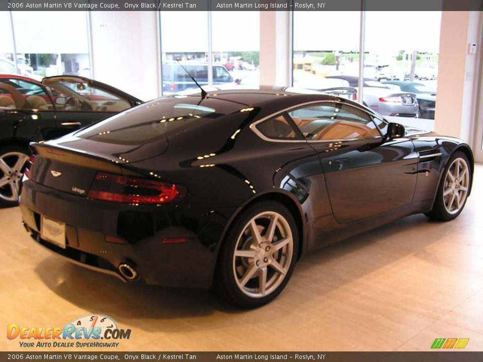 2006 Aston Martin V8 Vantage Coupe Onyx Black / Kestrel Tan Photo #3