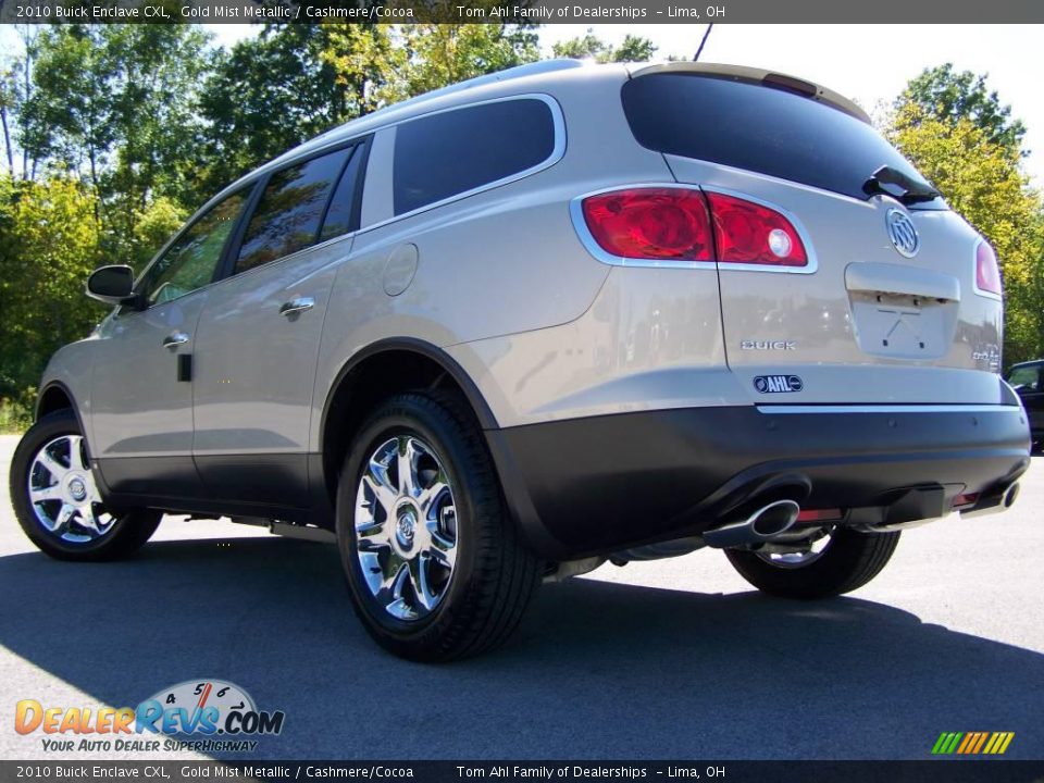 2010 Buick Enclave CXL Gold Mist Metallic / Cashmere/Cocoa Photo #4