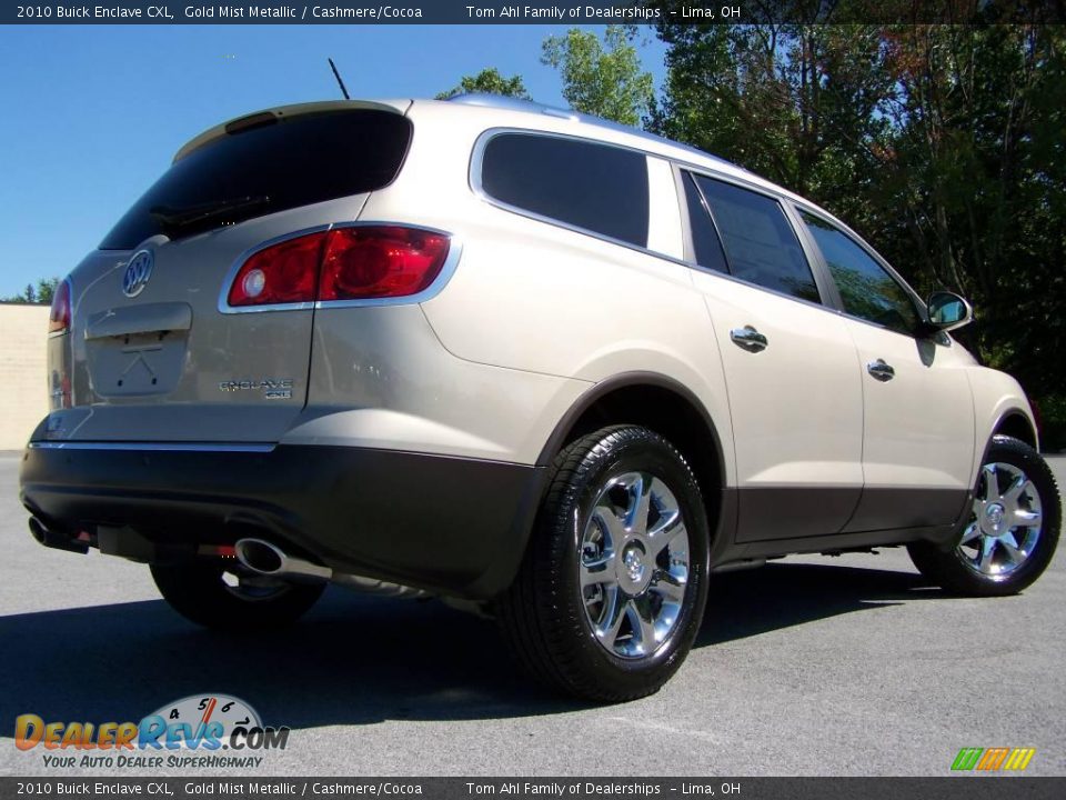 2010 Buick Enclave CXL Gold Mist Metallic / Cashmere/Cocoa Photo #7