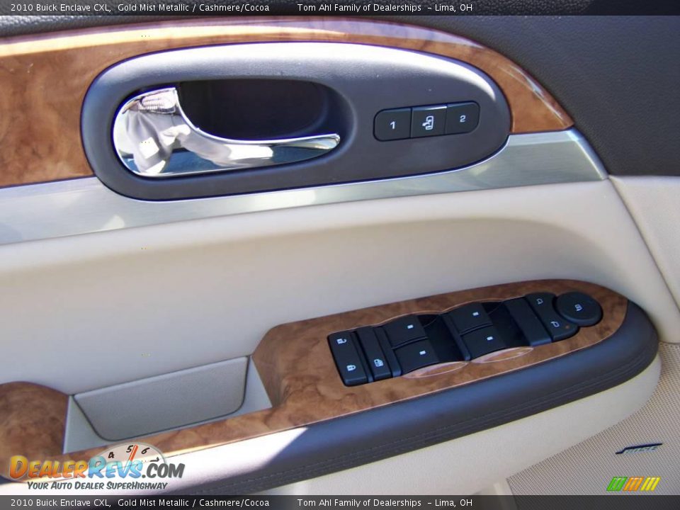 2010 Buick Enclave CXL Gold Mist Metallic / Cashmere/Cocoa Photo #10