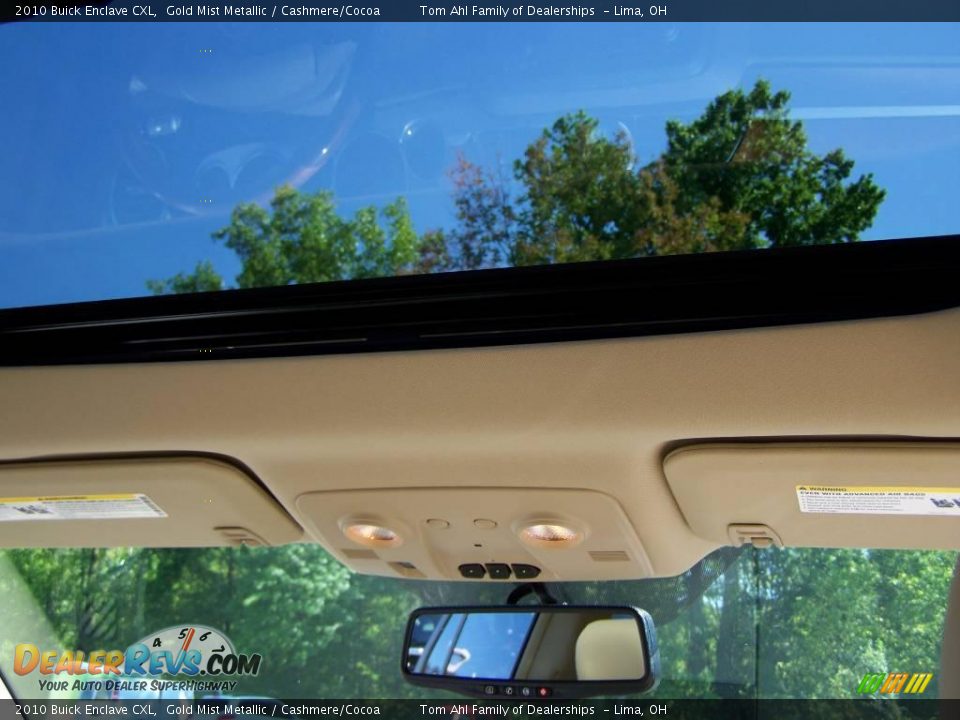 2010 Buick Enclave CXL Gold Mist Metallic / Cashmere/Cocoa Photo #18