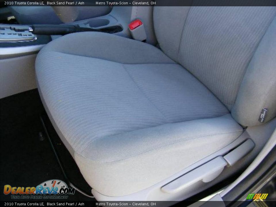 2010 Toyota Corolla LE Black Sand Pearl / Ash Photo #10
