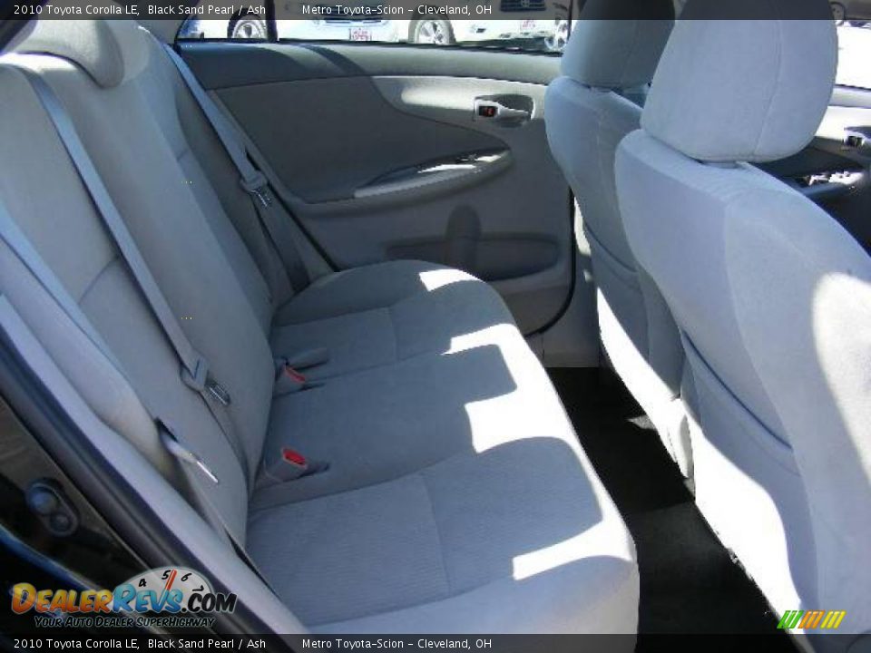 2010 Toyota Corolla LE Black Sand Pearl / Ash Photo #12