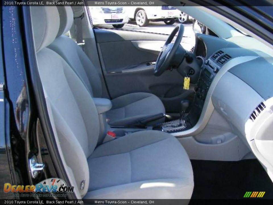 2010 Toyota Corolla LE Black Sand Pearl / Ash Photo #13