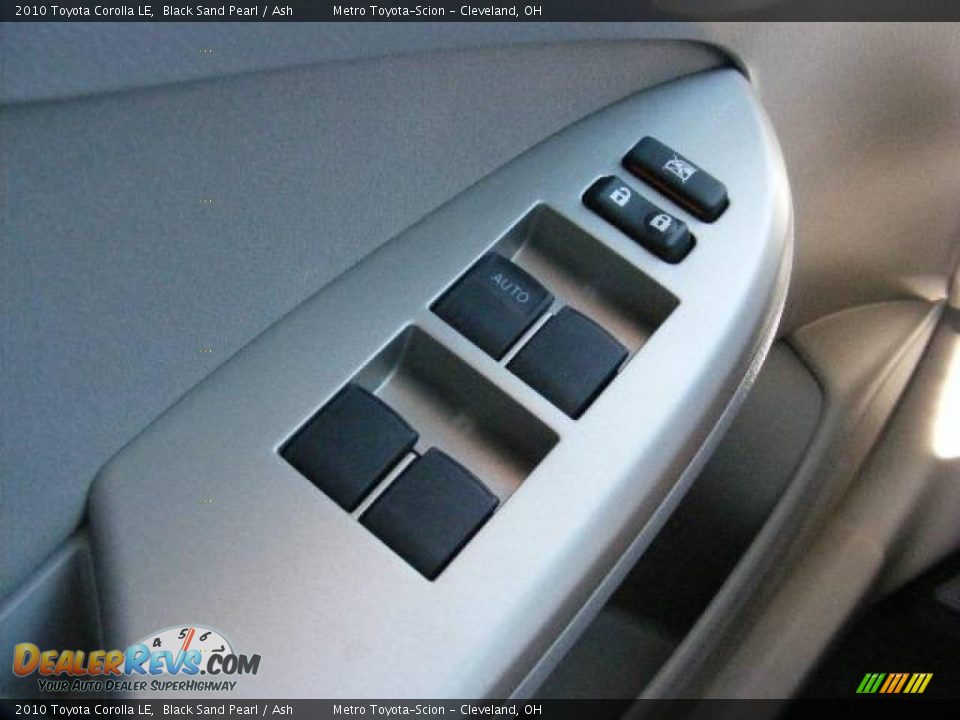 2010 Toyota Corolla LE Black Sand Pearl / Ash Photo #21