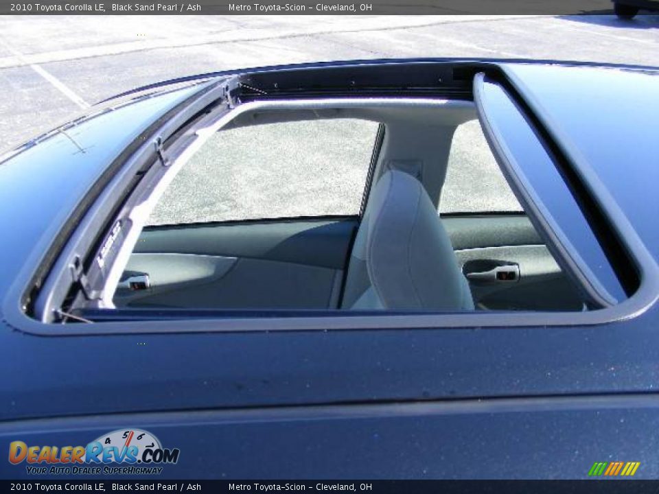 2010 Toyota Corolla LE Black Sand Pearl / Ash Photo #23