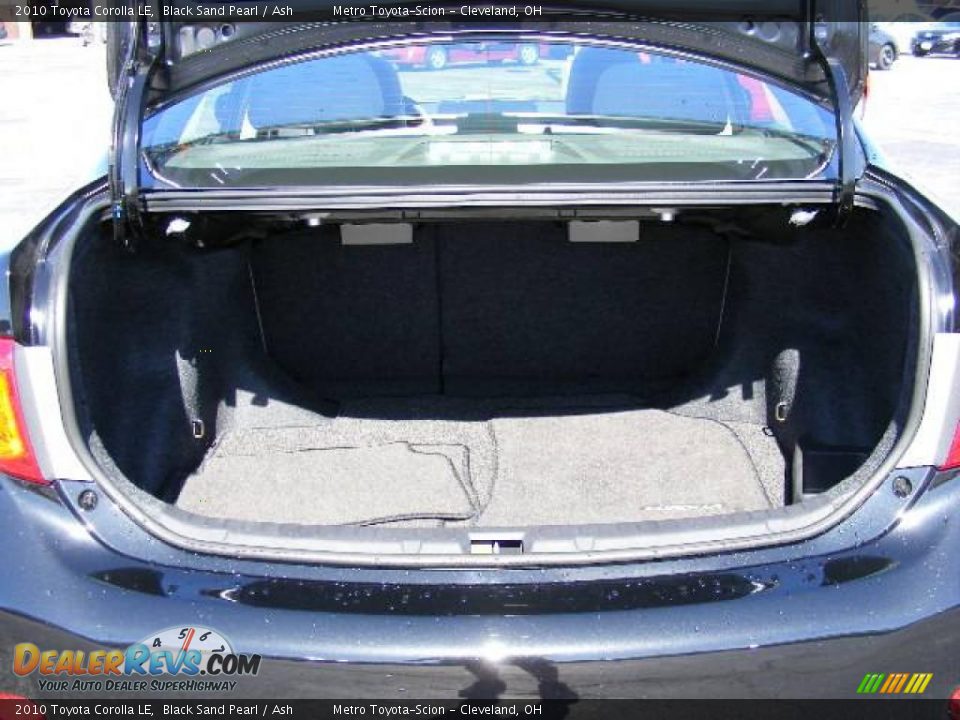 2010 Toyota Corolla LE Black Sand Pearl / Ash Photo #24
