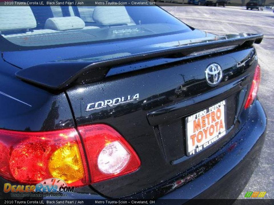 2010 Toyota Corolla LE Black Sand Pearl / Ash Photo #25