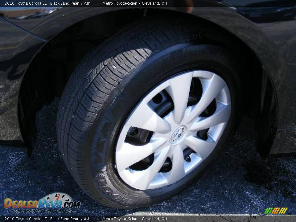 2010 Toyota Corolla LE Black Sand Pearl / Ash Photo #26