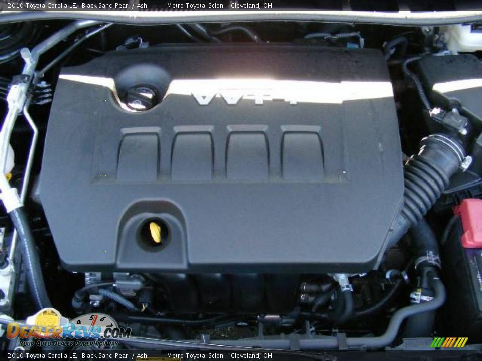 2010 Toyota Corolla LE Black Sand Pearl / Ash Photo #27