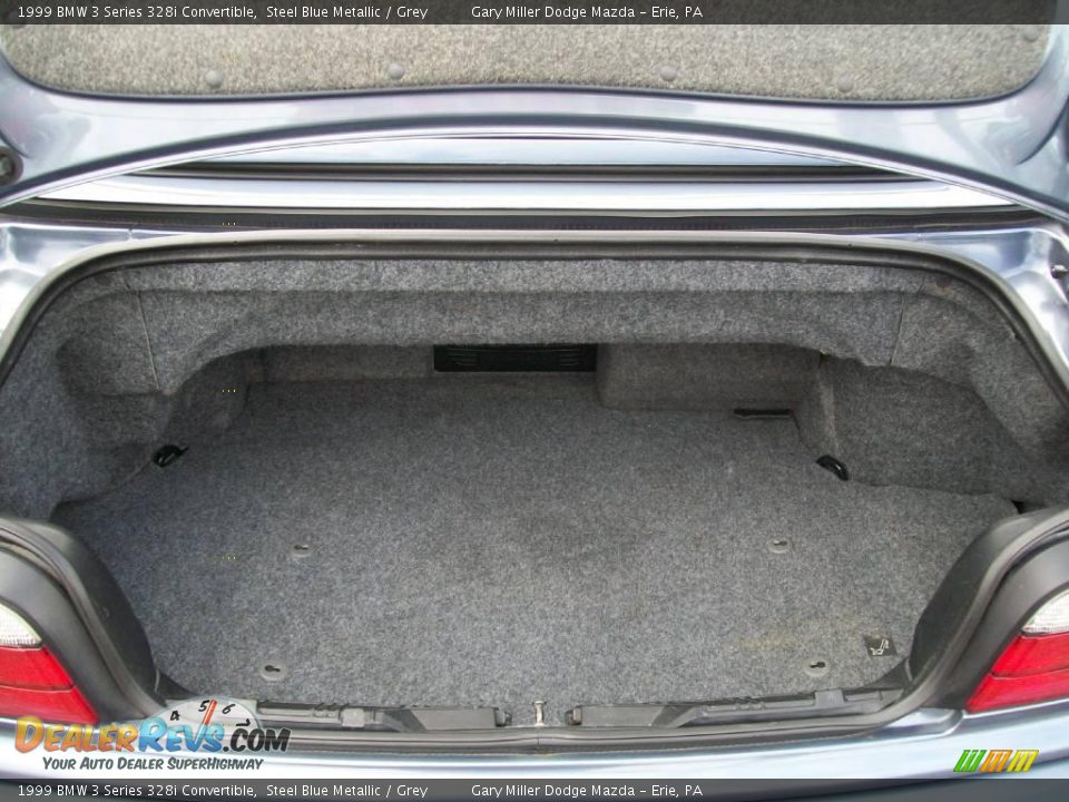 1999 BMW 3 Series 328i Convertible Steel Blue Metallic / Grey Photo #5