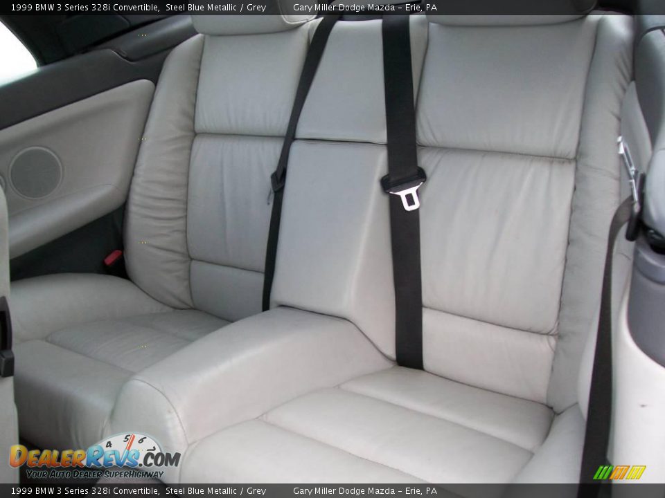 1999 BMW 3 Series 328i Convertible Steel Blue Metallic / Grey Photo #13