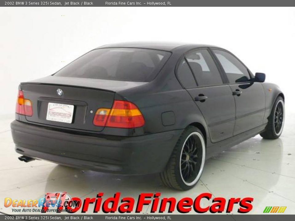 2002 BMW 3 Series 325i Sedan Jet Black / Black Photo #2