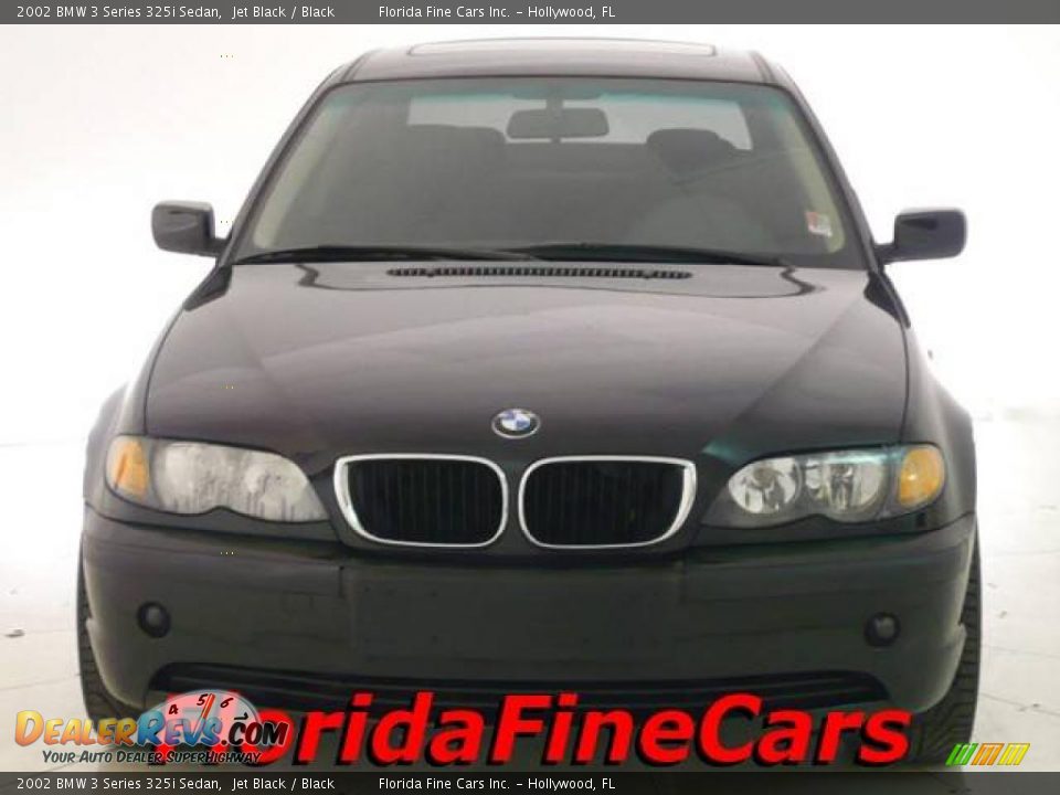 2002 BMW 3 Series 325i Sedan Jet Black / Black Photo #5