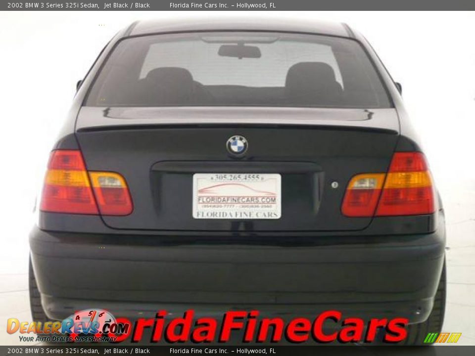 2002 BMW 3 Series 325i Sedan Jet Black / Black Photo #6