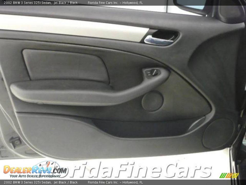 2002 BMW 3 Series 325i Sedan Jet Black / Black Photo #11