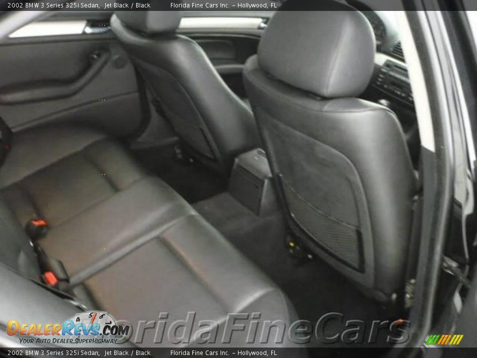 2002 BMW 3 Series 325i Sedan Jet Black / Black Photo #15